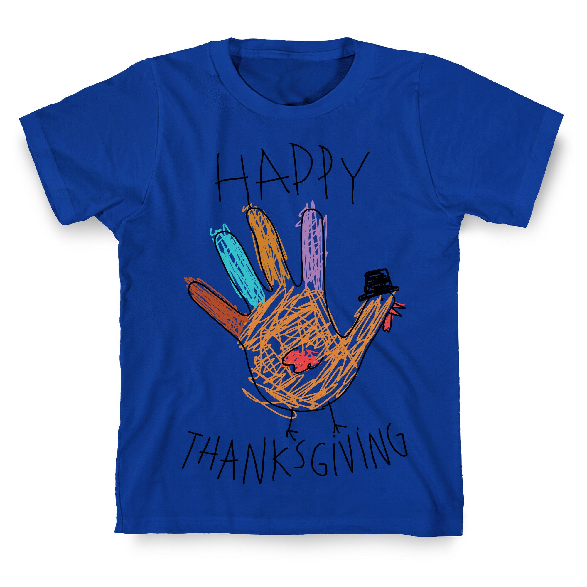 Happy Thanksgiving Hand Turkey T-Shirt